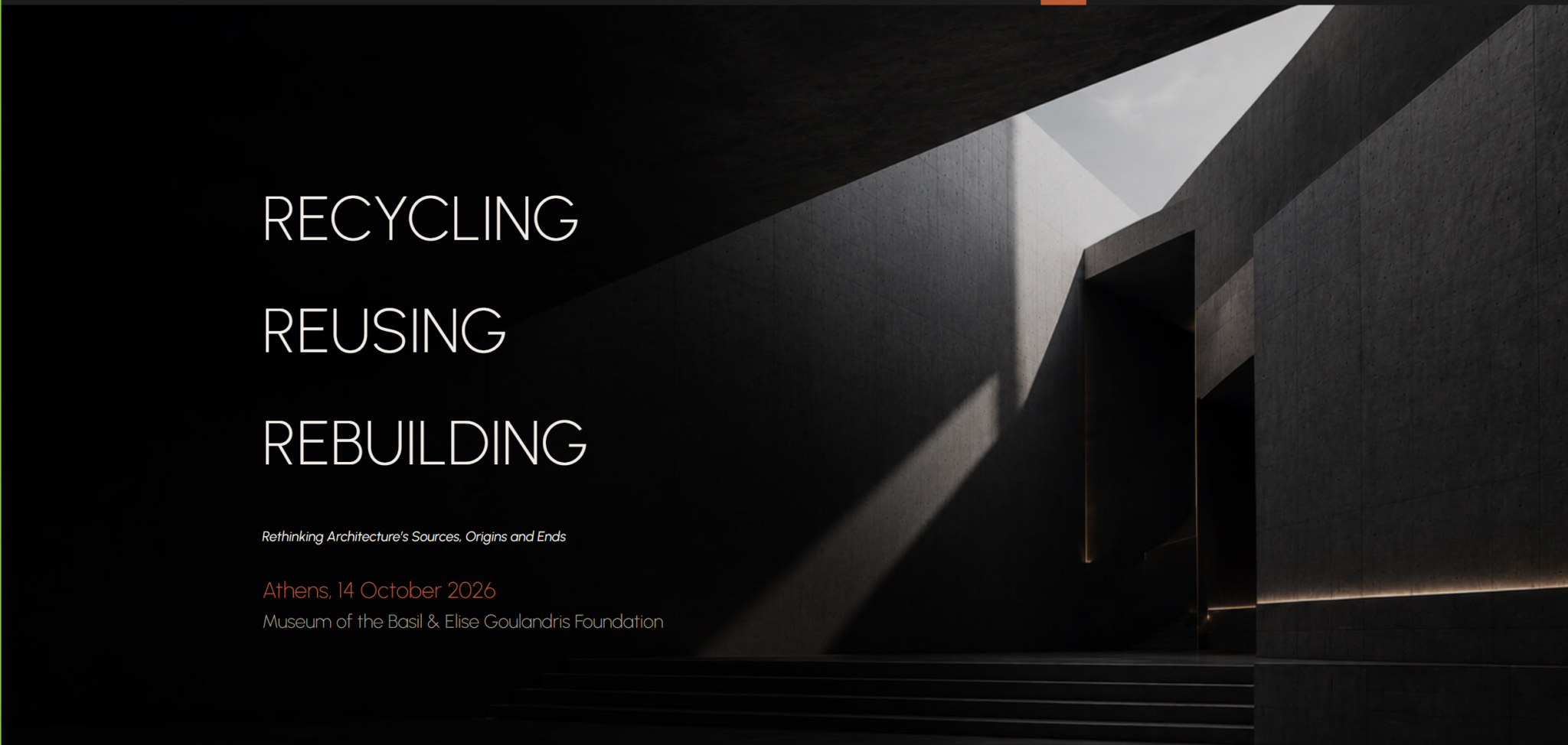 The Architect Show-Recycling. Reusing. Rebuilding.